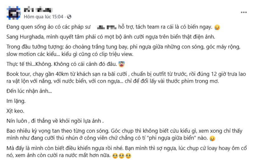Bài chia sẽ thú vị của nữ du khách Việt.