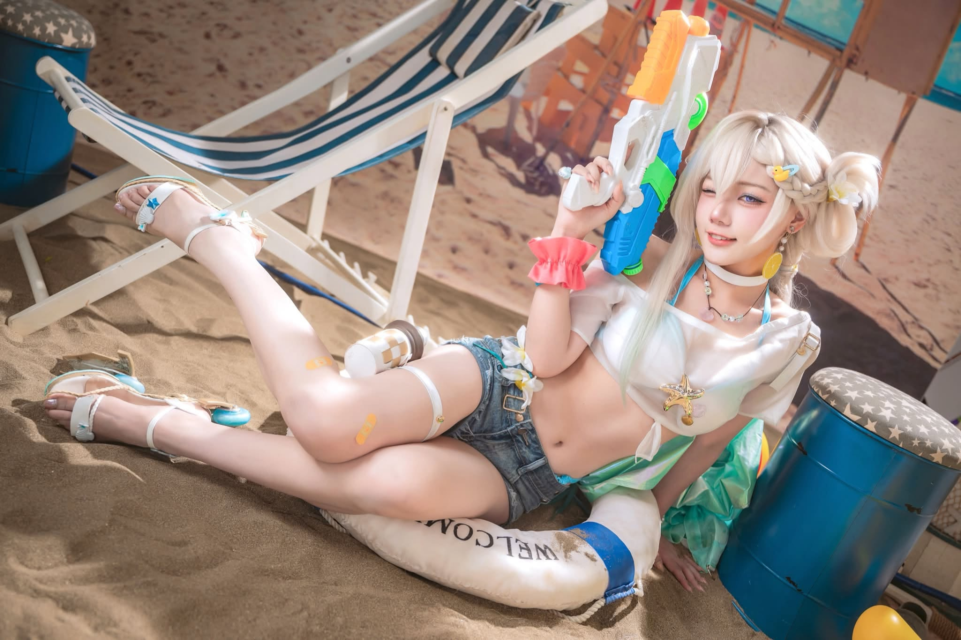 Màn cosplay mang đậm không khí mùa hè, khiến cộng đồng game thủ gật gù thích thú