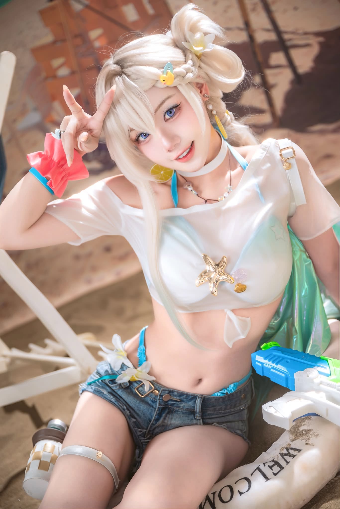 Màn cosplay mang đậm không khí mùa hè, khiến cộng đồng game thủ gật gù thích thú