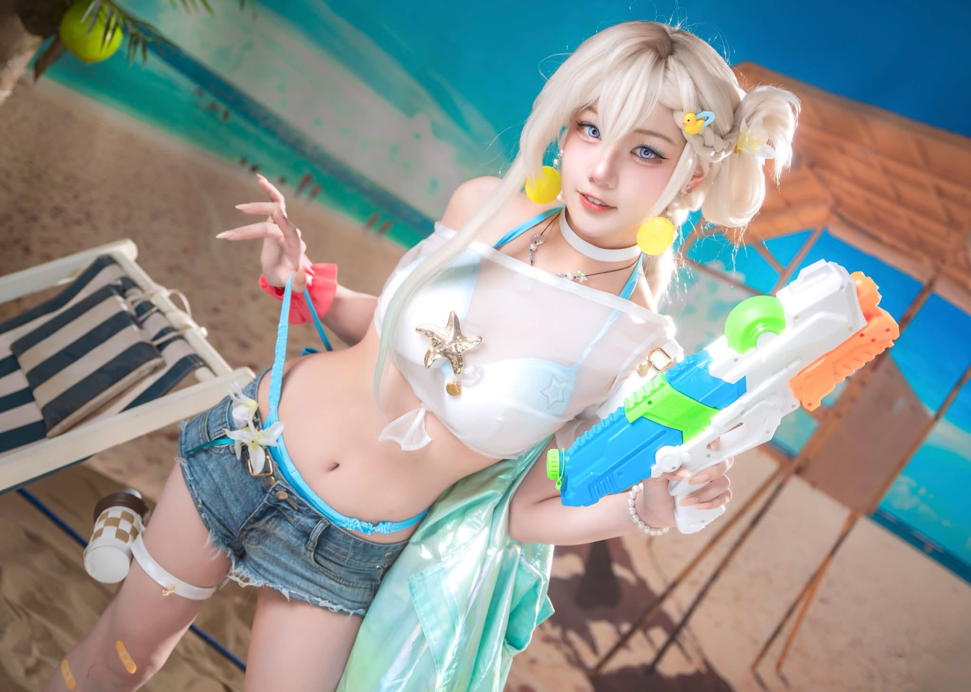 Màn cosplay mang đậm không khí mùa hè, khiến cộng đồng game thủ gật gù thích thú