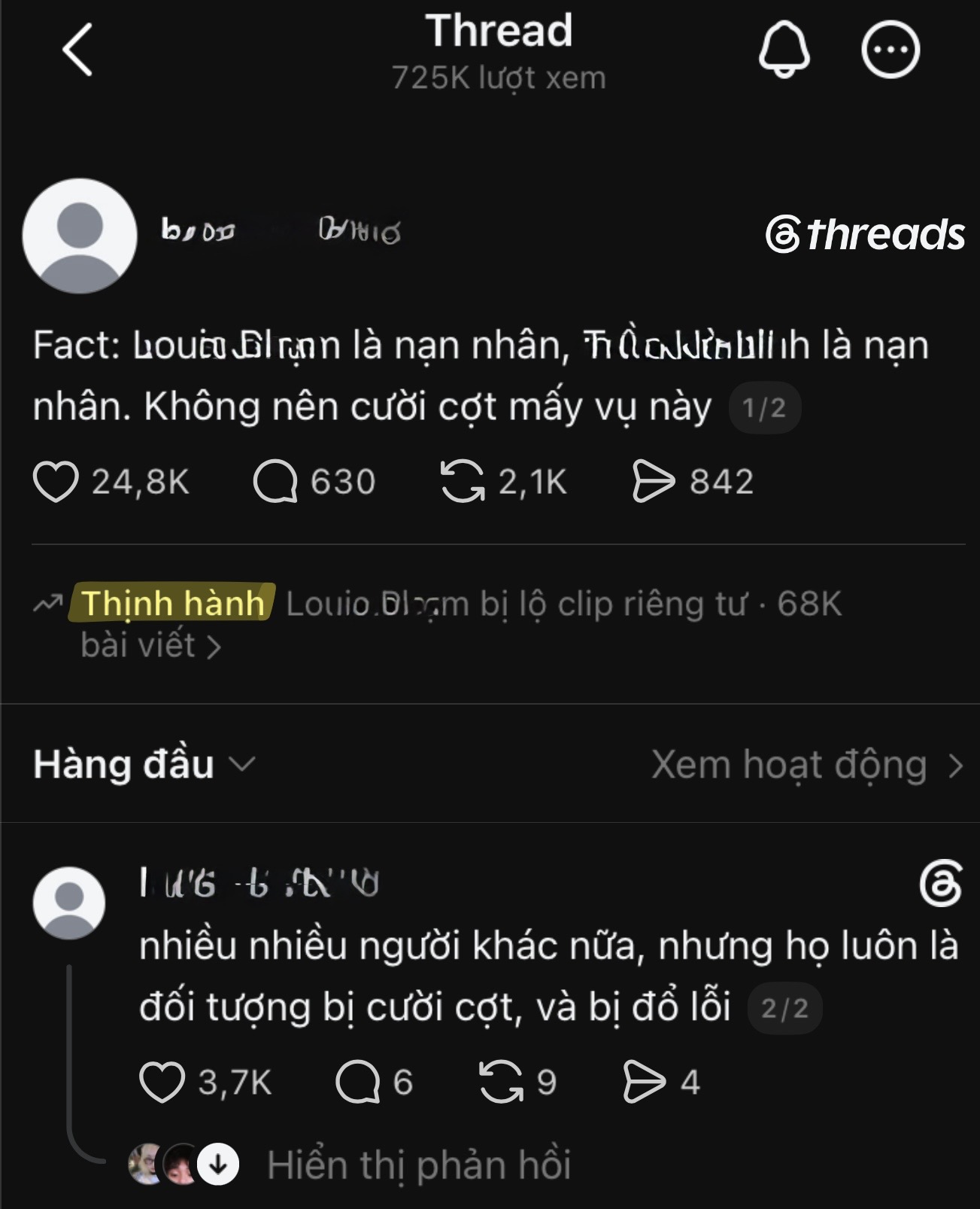 Từ vụ việc của L.P đến quá khứ T.H.L, nạn nhân không có lỗi!