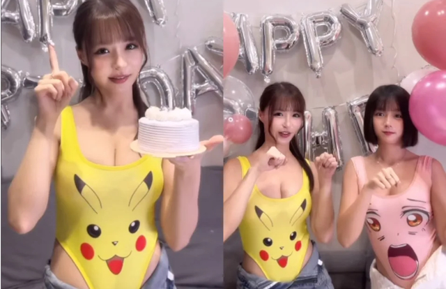 Hóa thân thành Pikachu đón sinh nhật gợi cảm, nàng hot girlr khiến MXH bùng nổ, tương tác tăng vọt