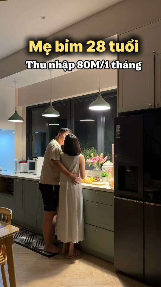 Khoe lương 80 triệu một tháng, mẹ bỉm khiến CĐM ngưỡng mộ cuộc sống trong mơ