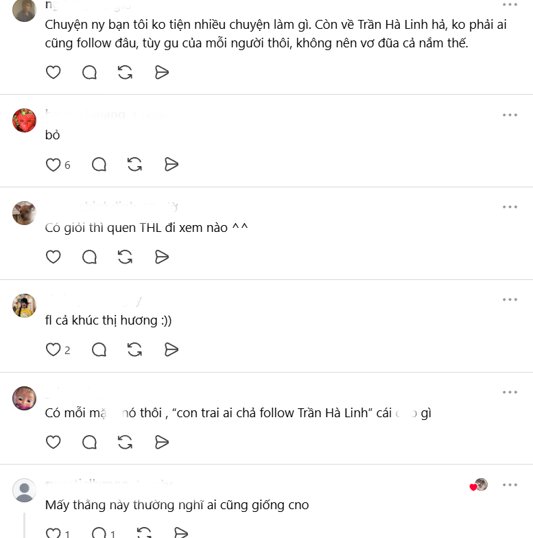 Tranh cãi chuyện bạn trai follow Trần Hà Linh: 