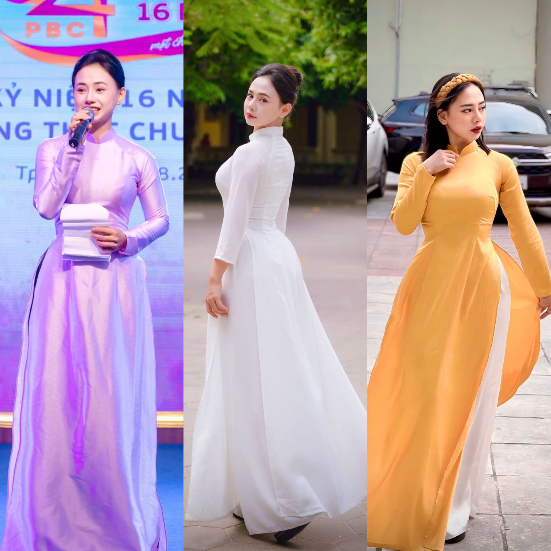 Diện áo dài khoe dáng, nữ gymer ghi điểm tuyệt đối, khiến CĐM hết lời khen ngợi