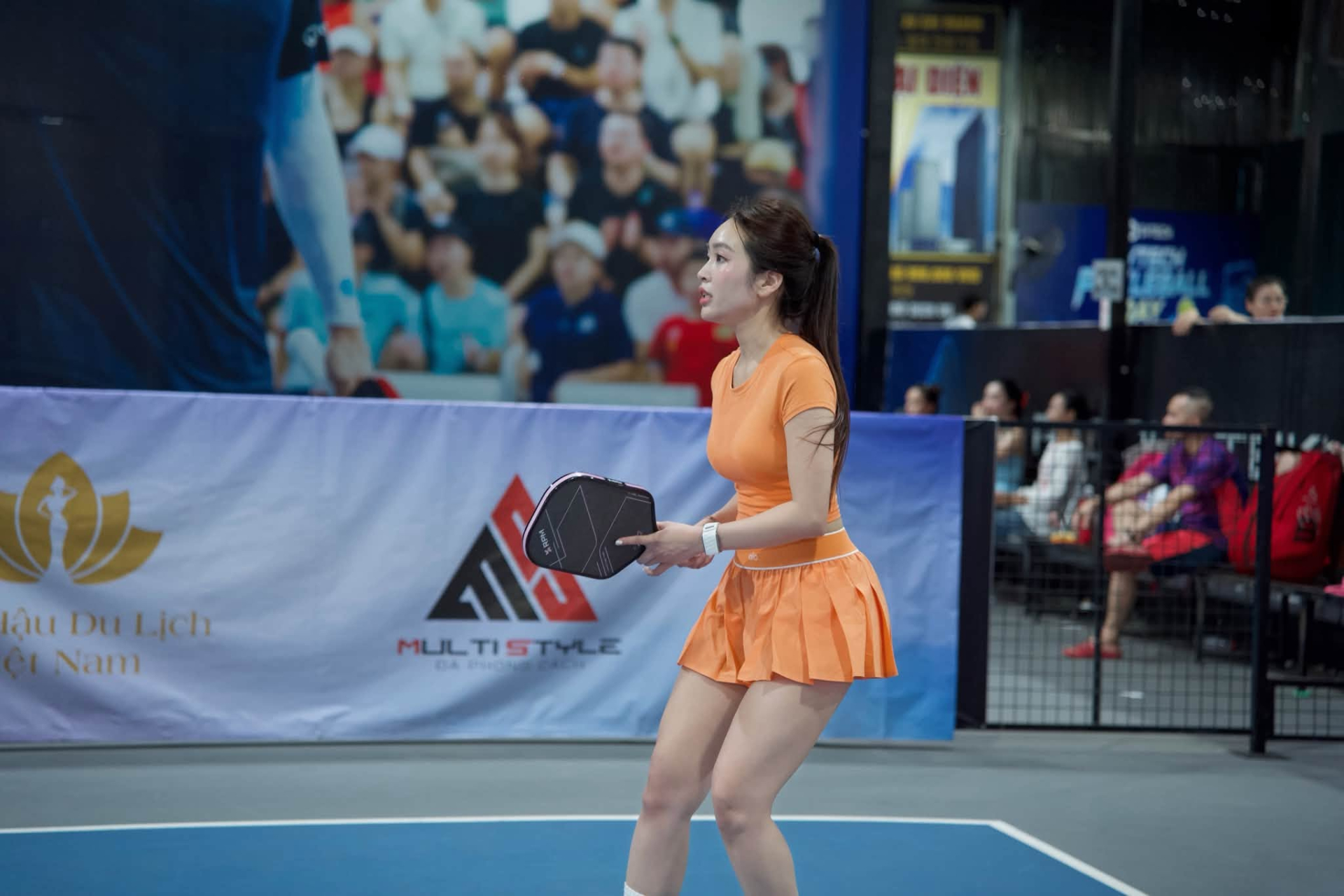 Lê Phương Anh thi đấu Pickleball: Không được giải thưởng, nhưng lập tức giật giải trong lòng người hâm mộ