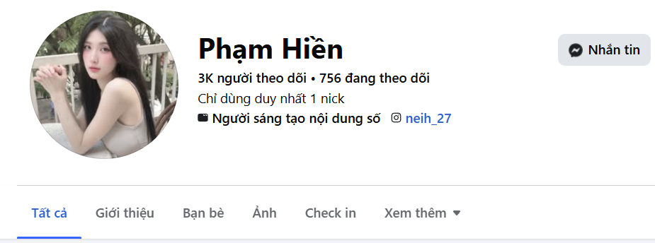Tài khoản chính chủ