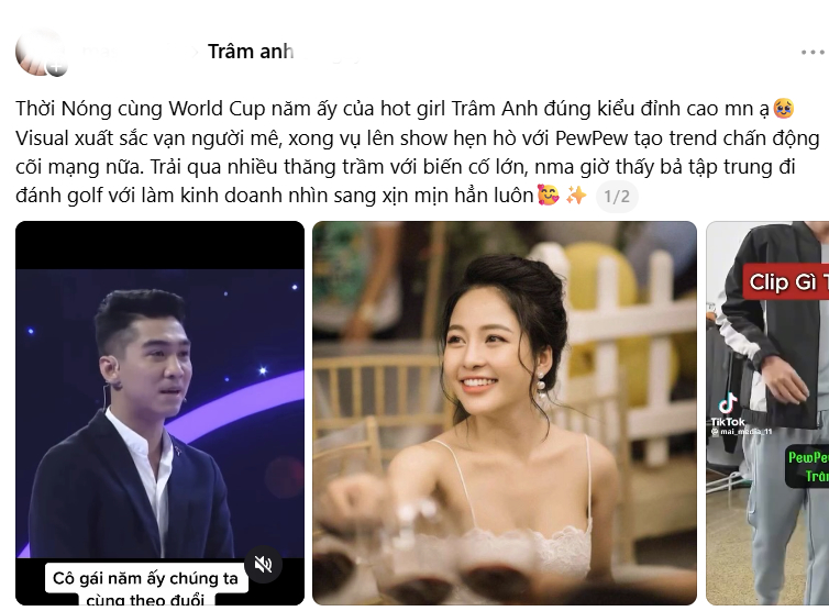 Dân tình nhung nhớ nhan sắc Trâm Anh,