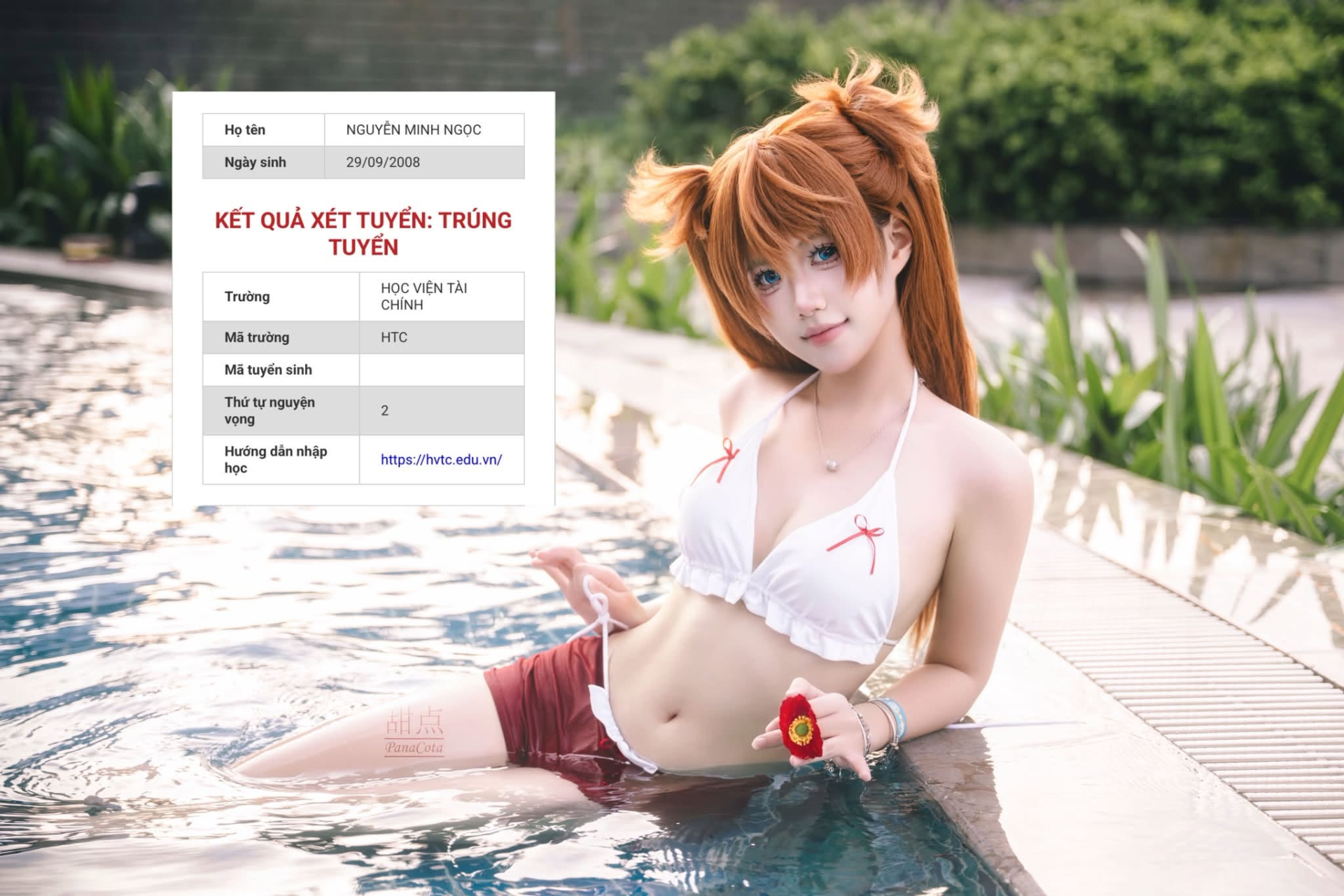 Vừa cosplay vừa học giỏi, hot girl khoe kết quả trúng tuyển khiến CĐM thán phục