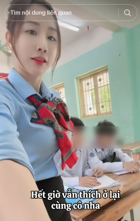 Cô giáo Duyên, có gì mà thu hút hơn 900k người theo dõi, tiết học kết thúc học sinh vẫn muốn ở lại