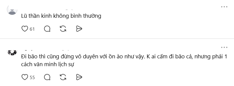 Vui thôi đừng vui quá, cô gái trẻ đi bão cầm biển với nội dung phản cảm, phấn khích đề cập chuyện 18+ gây bức xúc