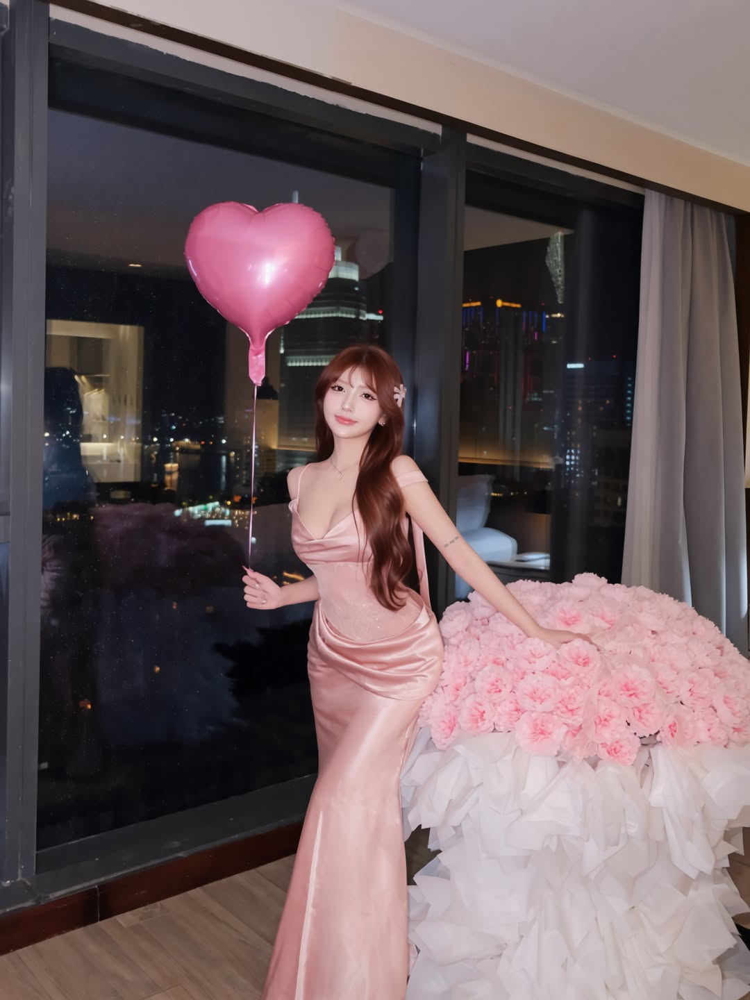 Nhan sắc ấn tượng của hot girl 2k4 đang