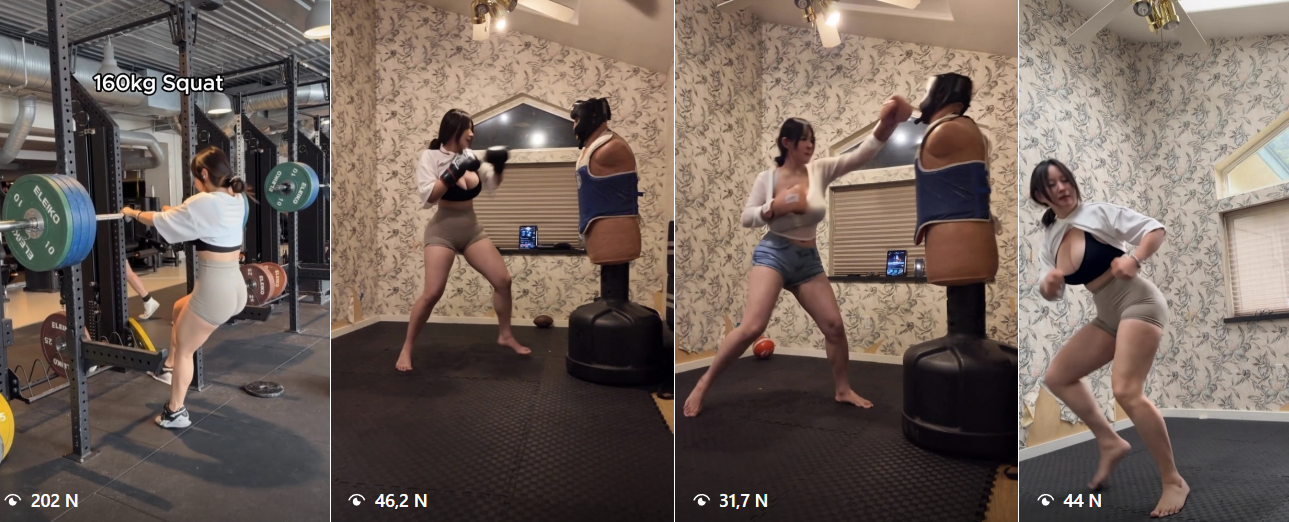 Hot girl Instagram nâng 230kg tạ, dân tình tranh luận sôi nổi