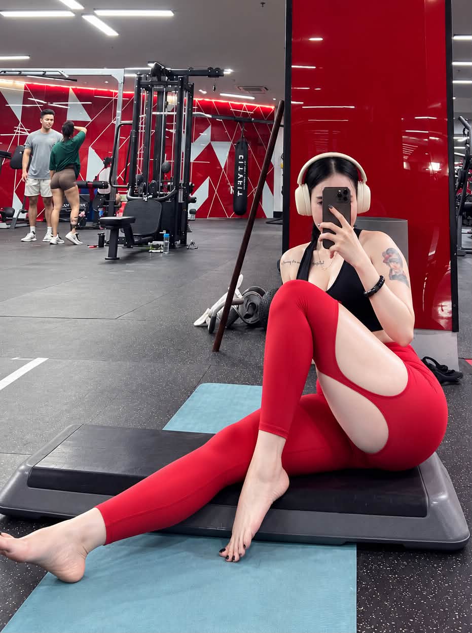 Chiếc quần gym có thiết kế táo bạo, khiến hot girl bất ngờ vướng phải tranh cãi