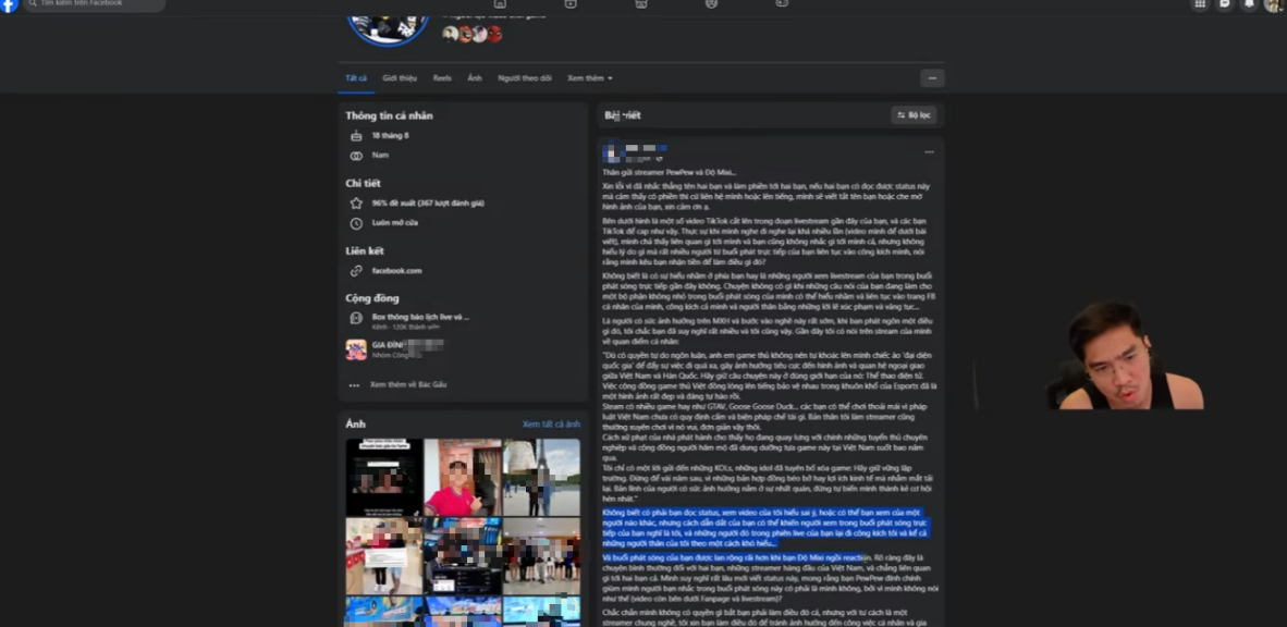 Hậu drama PUBG: Bị đồng nghiệp mỉa mai chuyện tiền bạc, streamer PewPew lập tức lên tiếng đáp trả