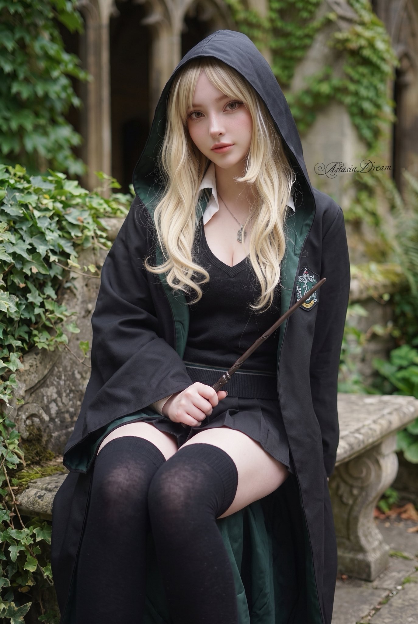 Màn cosplay Malfoy phiên bản nữ đẹp xuất sắc gây sốt cộng đồng mạng, nhan sắc của hot girl khiến fan Harry Potter mê mẩn