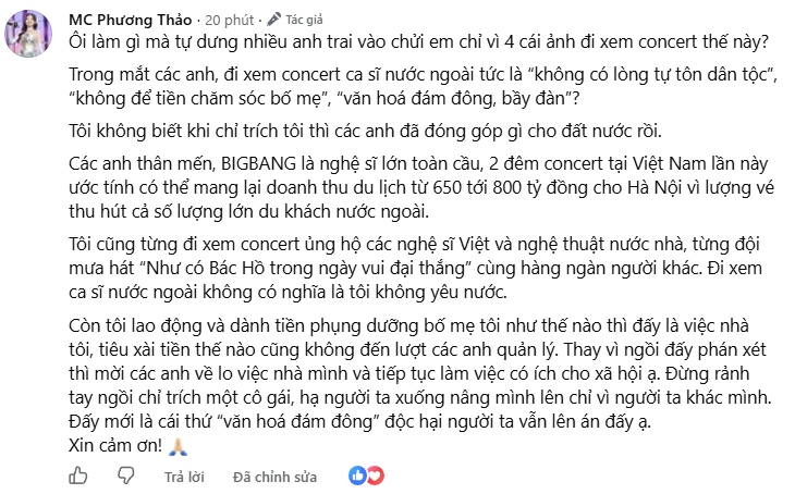 MC Phương Thảo bất ngờ gặp