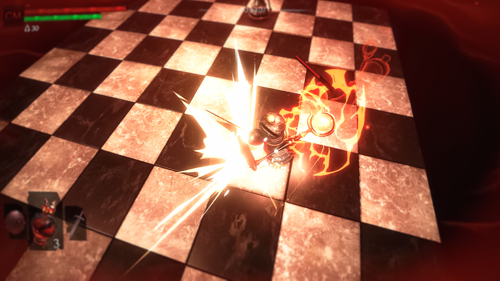 Steam sắp có một tựa game Soulslike siêu dị, biến bàn cờ thành chiến trường, phong cách chơi độc đáo