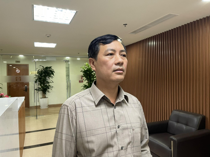 Ông Lê Văn Du, Phó phòng Hạ tầng Kỹ thuật (Sở Xây dựng Hà Nội). 