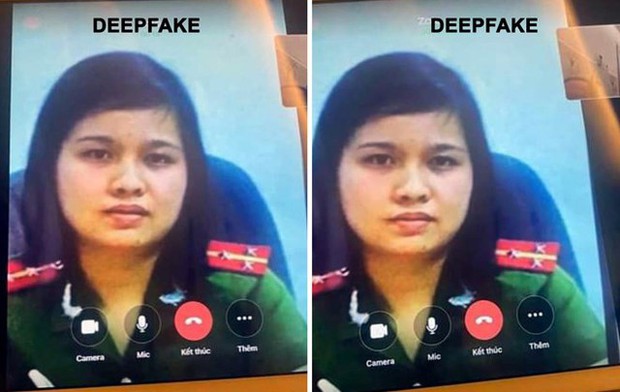 Tội phạm công nghệ cao dùng công nghệ deepfake mạo danh công an để lừa đảo đang rất nóng. Ảnh: CAHN