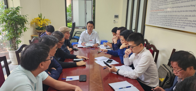 Cuộc họp giữa UBND phường Khương Mai (quận Thanh Xuân, Hà Nội) và các bên liên quan