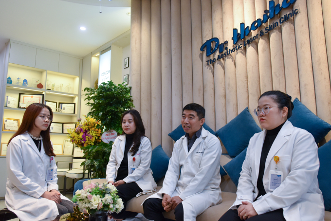 Bác sĩ Thái Hà và đội ngũ tại Phòng khám Da liễu Thẩm mỹ Thái Hà