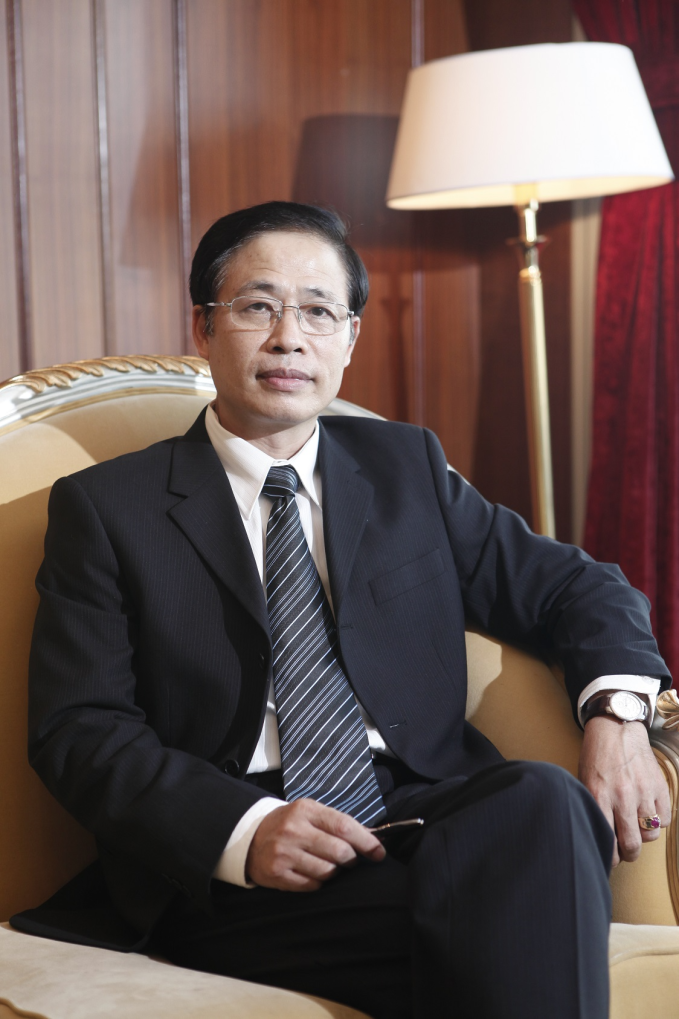 Ông Vũ Minh Châu - Tổng giám đốc Công ty Vàng bạc đá quý Bảo Tín Minh Châu.