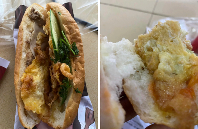 Ổ bánh mì của thương hiệu nổi tiếng 