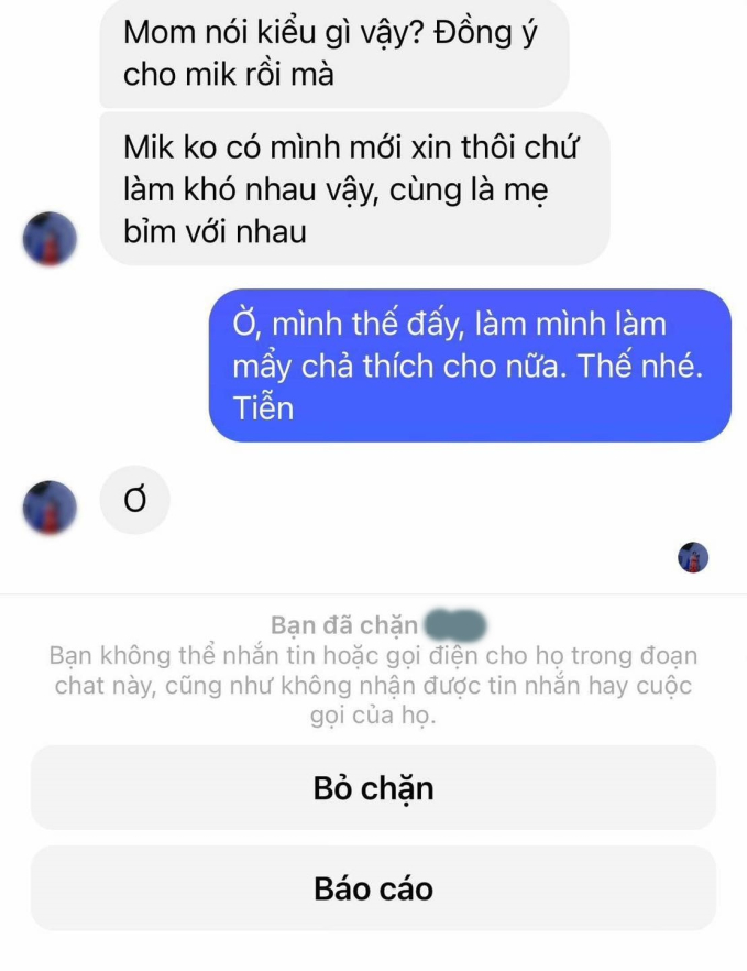 A dứt khoát từ chối cho B sữa 