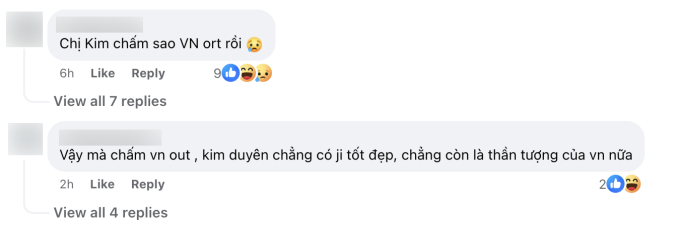 Không ít netizen chỉ trích Kim Duyên khi đại diện Việt Nam bị out Top