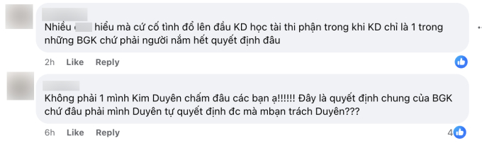 Không ít cư dân mạng bảo vệ Kim Duyên trước làn sóng chỉ trích