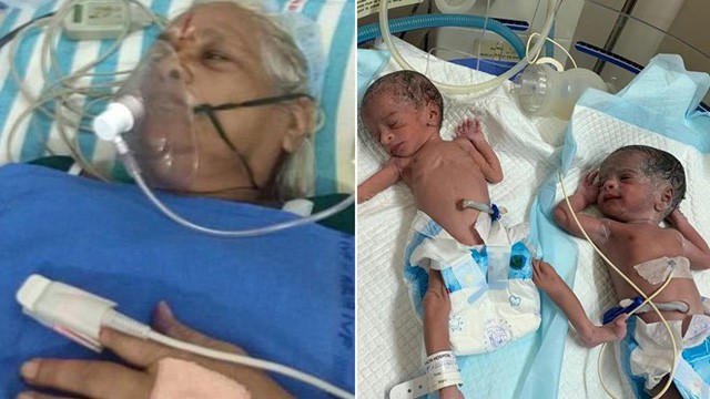 Cụ bà 73 tuổi sống tại Ấn Độ đã sinh 2 cô con gái nhờ phương pháp thụ tinh trong ống nghiệm. Đây được xem là một trong những trường hợp lớn tuổi nhất trên thế giới mang thai và sinh con.