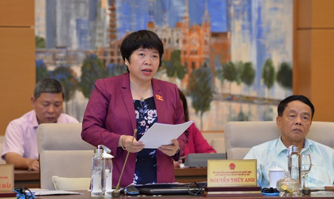        Chủ nhiệm Ủy ban Về các vấn đề xã hội Nguyễn Thúy Anh tiếp thu, giải trình dự thảo Bộ luật Lao động        