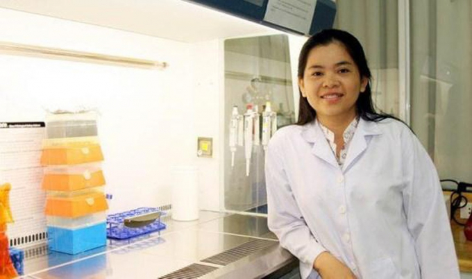TS Hiệp được giải thưởng L'Oreál - UNESCO dành cho các nhà khoa học nữ xuất sắc dưới 40 tuổi năm 2018 vì đã nghiên cứu loại keo có thể dùng để chữa các loại vết thương khác nhau, diệt khuẩn và giảm thời gian tái tạo mô.