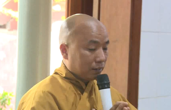 Nhà sư Thích Thanh Toàn đã có mặt tường thuật lại toàn bộ sự việc và thừa nhận những sai phạm của mình. (Ảnh: Phật giáo Việt Nam)