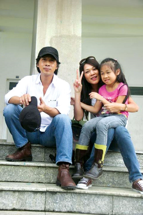 Diễn viên Đinh Y Nhung và chồng - đạo diễn Lưu Huỳnh