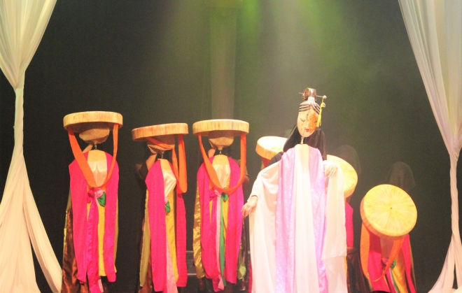 Vở Thân phận nàng Kiều của Nhà hát Múa rối Việt Nam - Ảnh: LINH ĐOAN