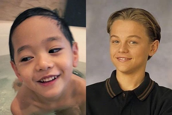 Con trai Trà My Idol có nét giống hệt tài tử Leonardo DiCaprio thời trẻ
