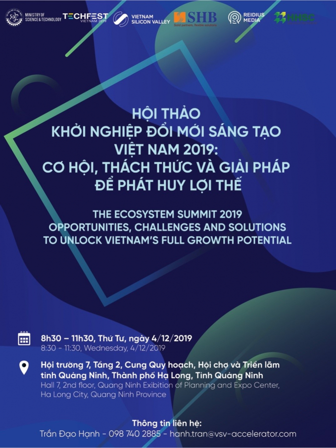 Khởi nghiệp đổi mới sáng tạo Việt Nam 2019: Giải pháp để phát huy lợi thế