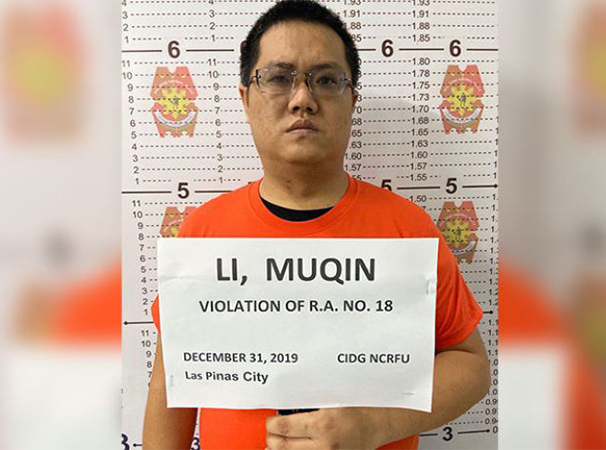 Nghi phạm bắt cóc hai phụ nữ Việt ở Philippines Li Mu Qin. Ảnh: NCRPO