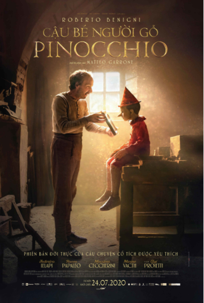 Cậu Bé Người Gỗ Pinocchio (2020) hé lộ hình ảnh cảm xúc của phim trong poster