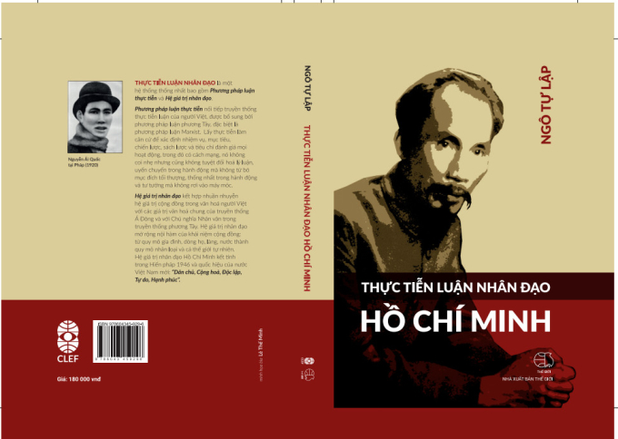 Bía sách Thực tiễn luận nhân đạo Hồ Chí Minh