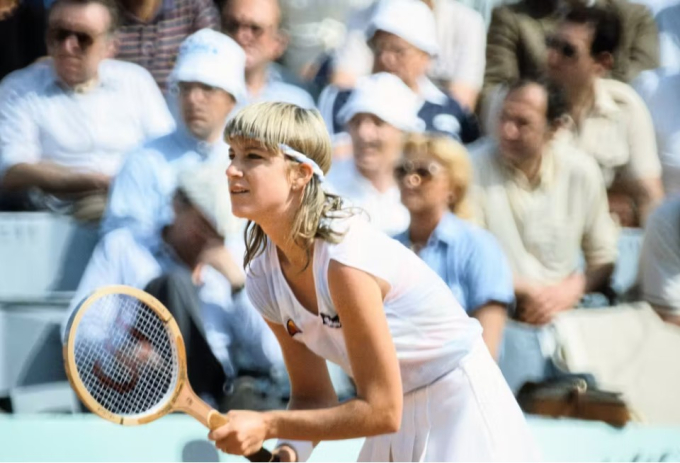 Chris Evert từng là một trong những cây vợt hàng đầu thế giới