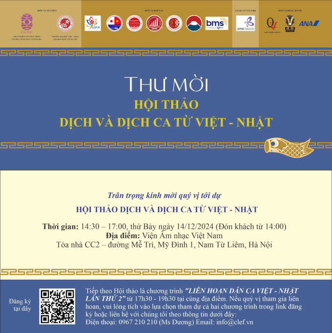 Nhịp cầu nối văn hoá Việt - Nhật qua âm nhạc và ngôn từ