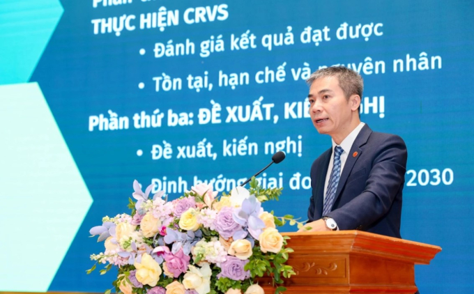 Ông Nhâm Ngọc Hiển - Phó Cục trưởng Cục Hộ tịch, quốc tịch, chứng thực của Bộ Tư pháp. (Ảnh: Minh Sơn/Vietnam+)