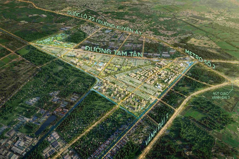 Là hạt nhân của cực tăng trưởng Tây Bắc TP.HCM, Vinhomes Sài Gòn Park có tiềm năng tăng giá rất lớn