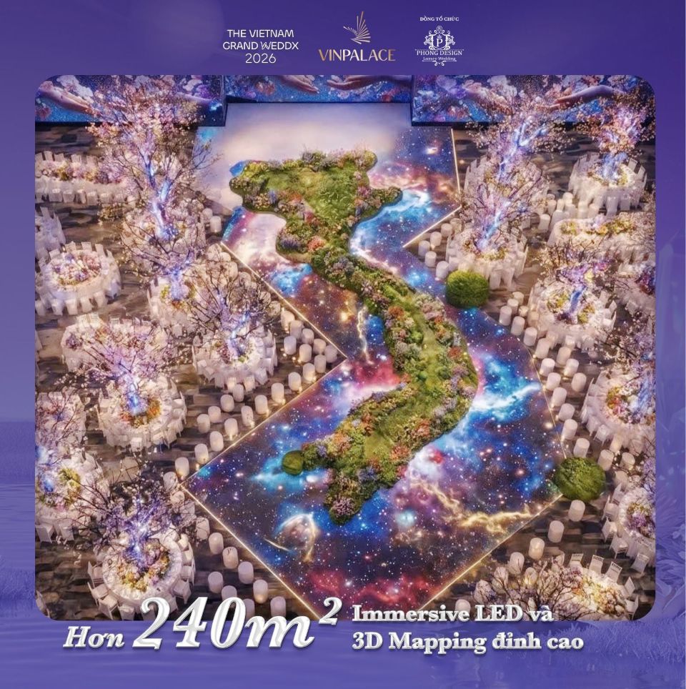 VinPalace tổ chức triển lãm The Vietnam Grand WeddX 2026, kiến tạo biểu tượng mới cho ngành cưới Việt Nam