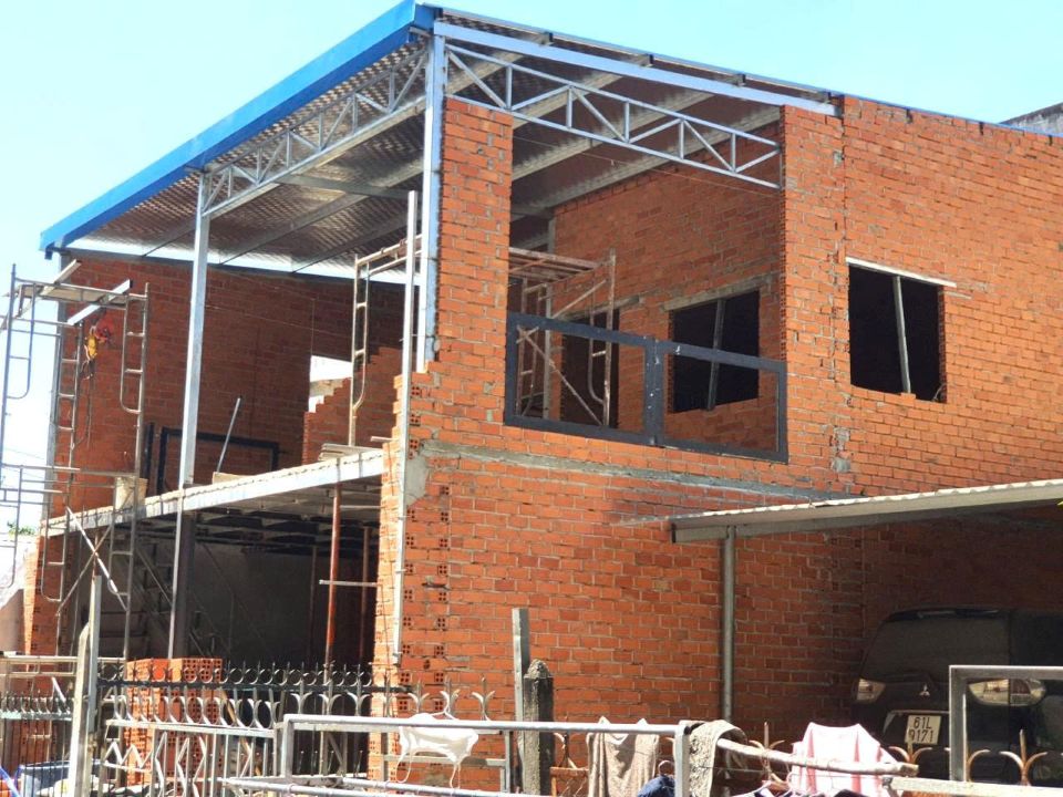 Một công trình nhà ở 2 tầng tại phường Thủ Dầu Một, TP.HCM.