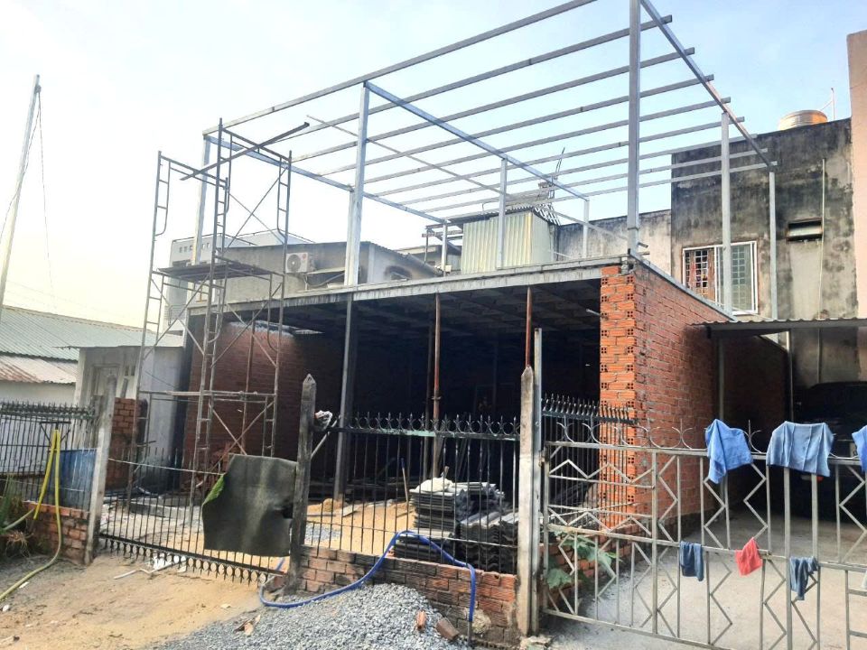 Công trình nhà ở 2 tầng tại phường Thủ Dầu Một, TP.HCM.