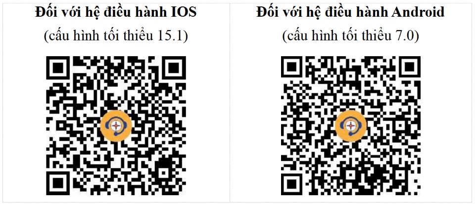 Mã QRcode để tải và cài đặt ứng dụng EVN CSKH
